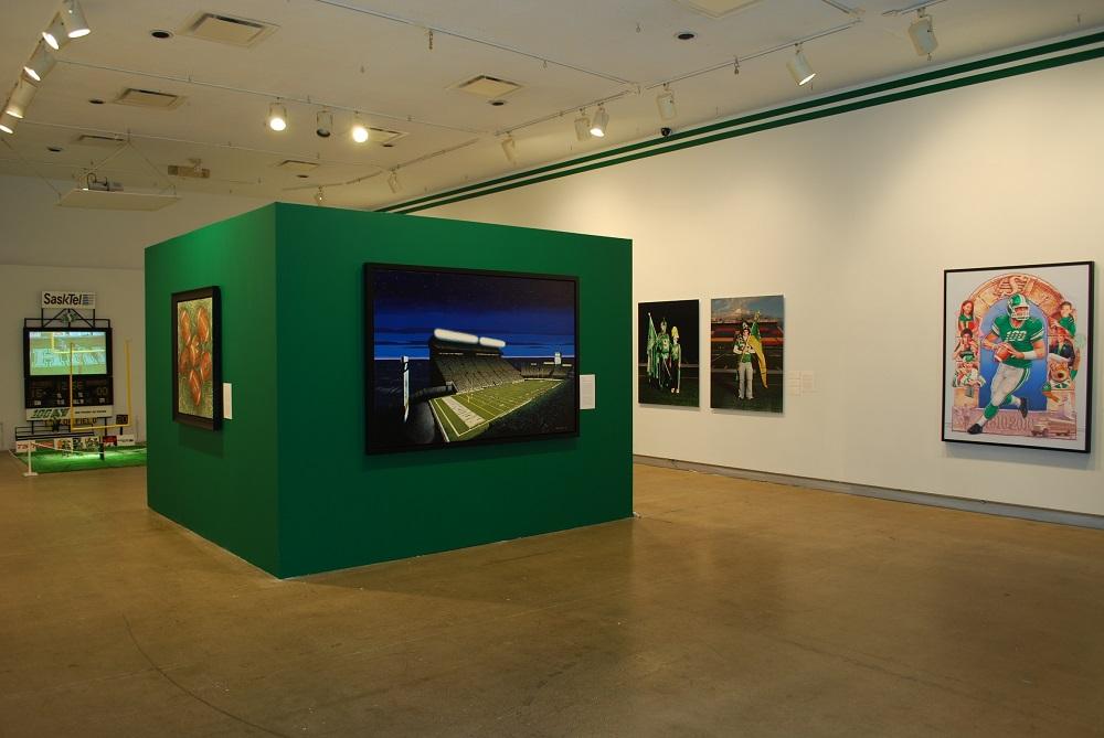 Green is the Colour (Installation View), 2010.