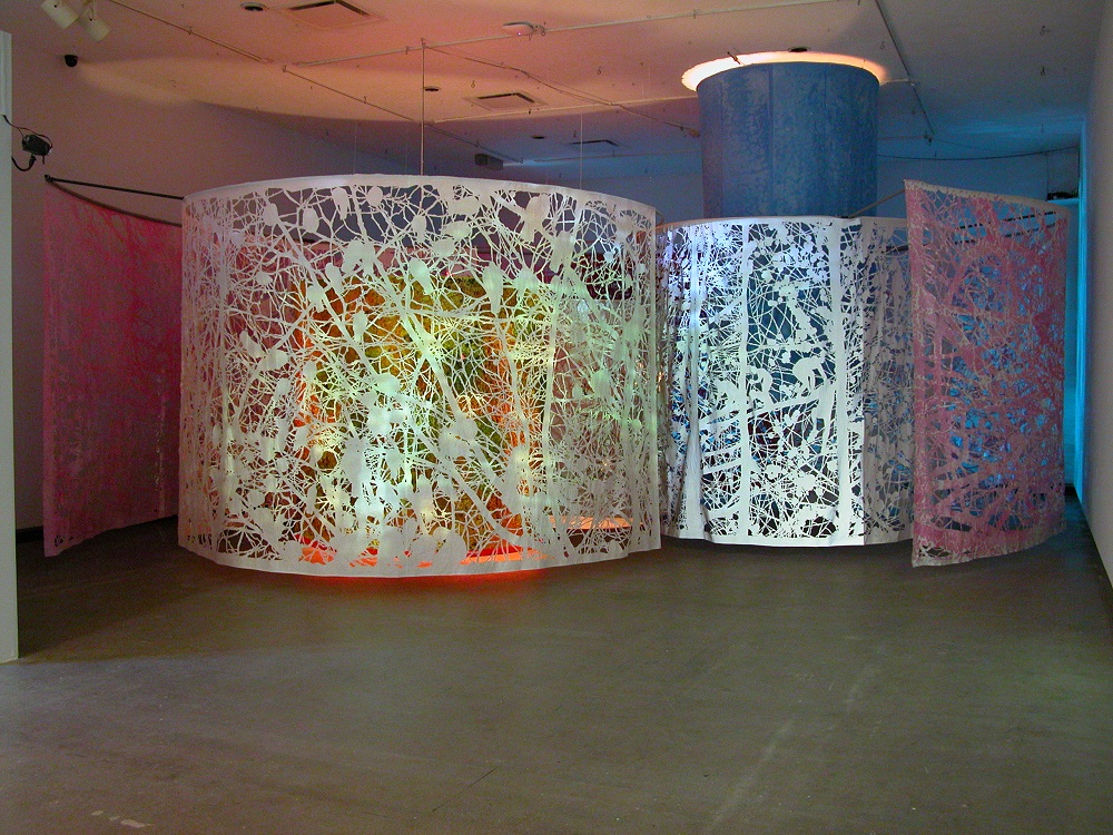 Ed Pien, Haven of Delight (Installation View), 2011.