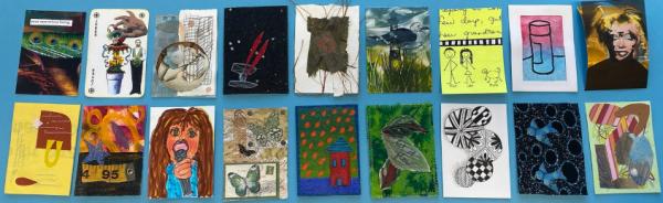 Image for event: In-Person Art Experiments - Artist Trading Cards
